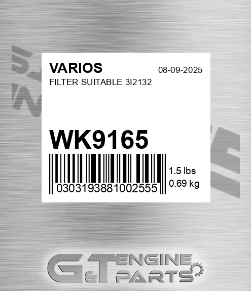 WK9165 Filter Suitable 3i2132