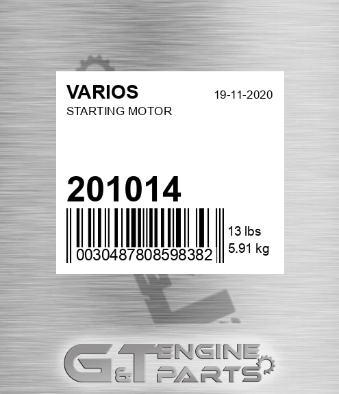 201014 Starting Motor