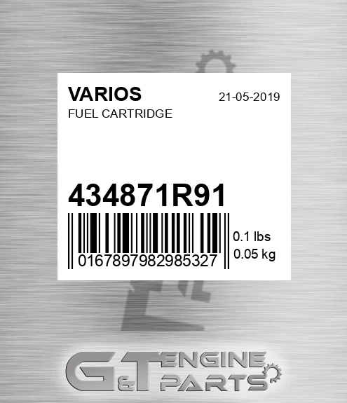 434871R91 Fuel Cartridge