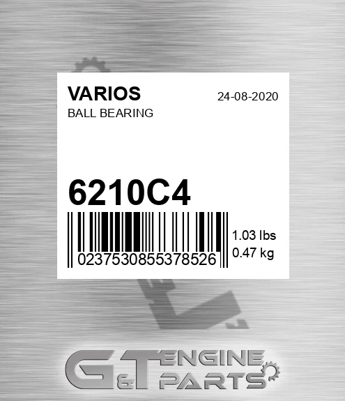 6210C4 Ball Bearing