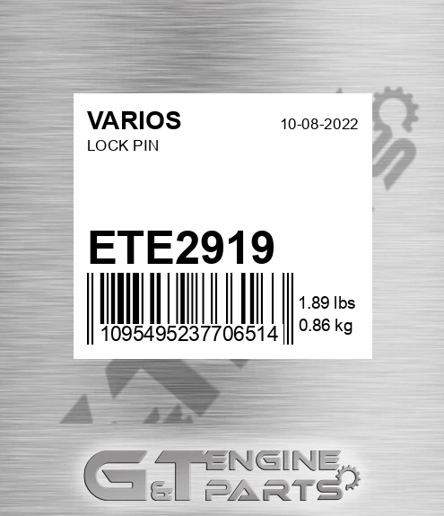 ETE2919 Lock Pin