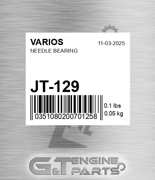 JT-129 Needle Bearing