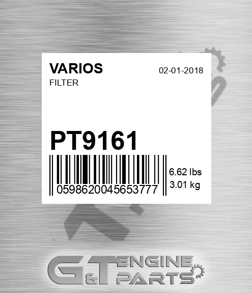 PT9161 Filter