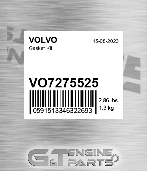 VO7275525 Gasket Kit for Volvo