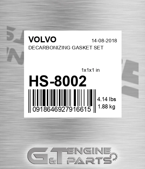 HS-8002 DECARBONIZING GASKET SET