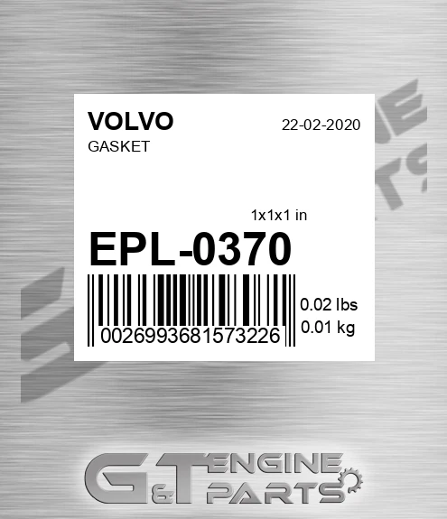 EPL-0370 GASKET