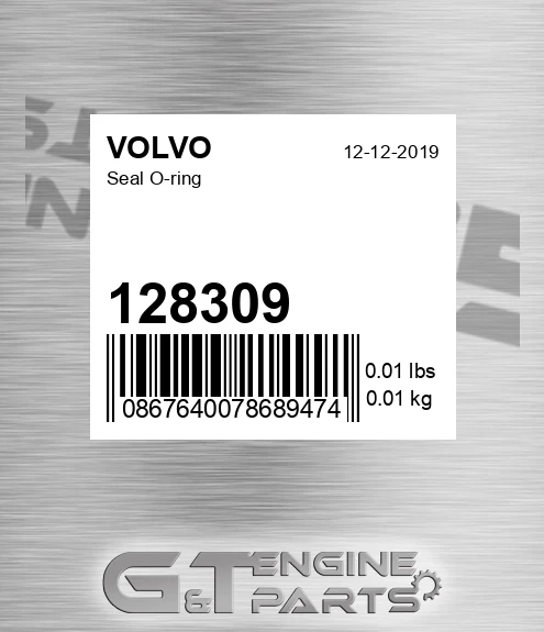 128309 Seal O-ring