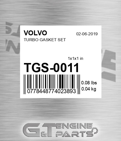 TGS-0011 TURBO GASKET SET
