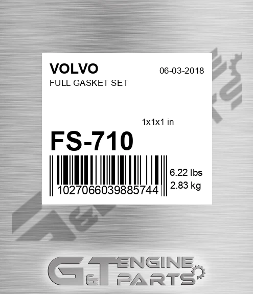 FS-710 FULL GASKET SET