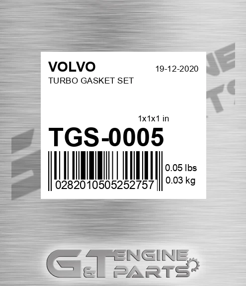TGS-0005 TURBO GASKET SET