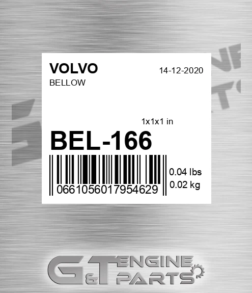 BEL-166 BELLOW