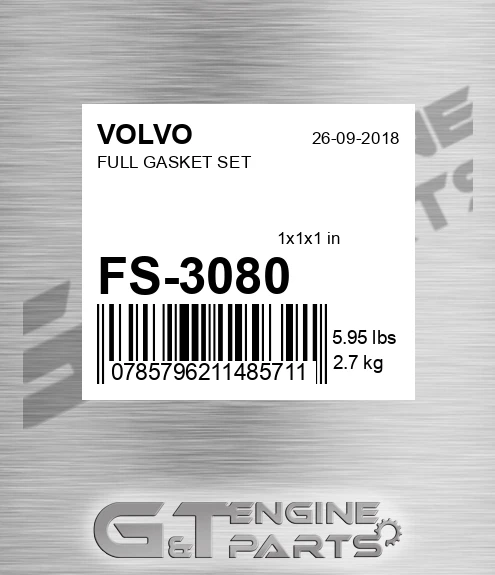 FS-3080 FULL GASKET SET