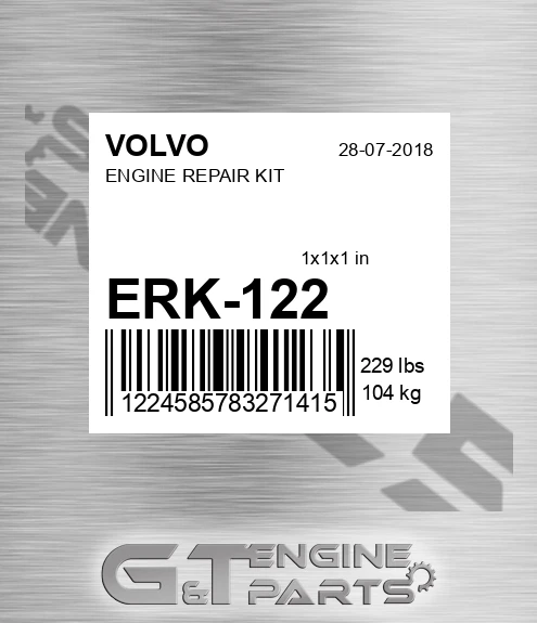ERK-122 ENGINE REPAIR KIT