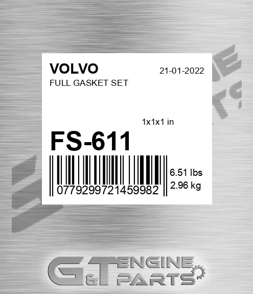 FS-611 FULL GASKET SET