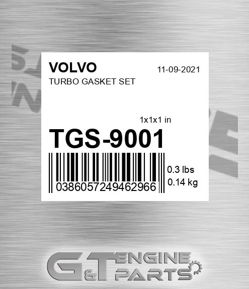 TGS-9001 TURBO GASKET SET