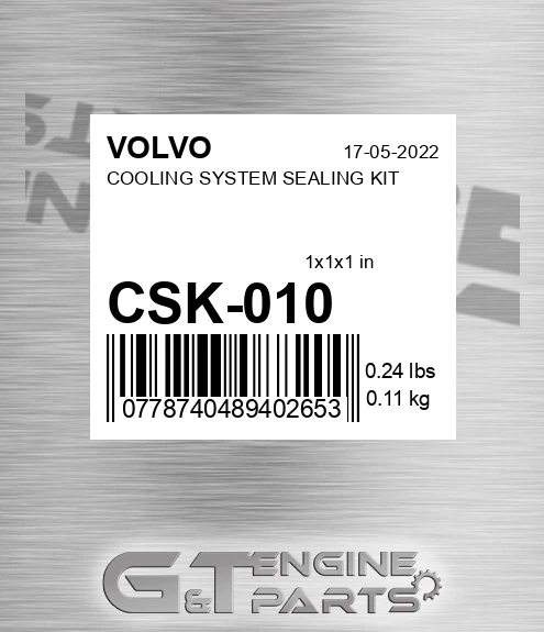 CSK-010 COOLING SYSTEM SEALING KIT