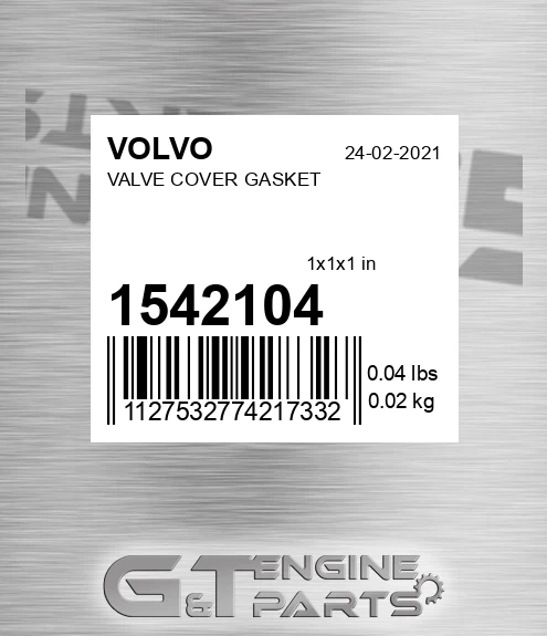 1542104 VALVE COVER GASKET
