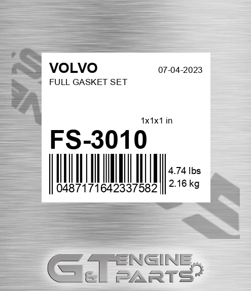 FS-3010 FULL GASKET SET
