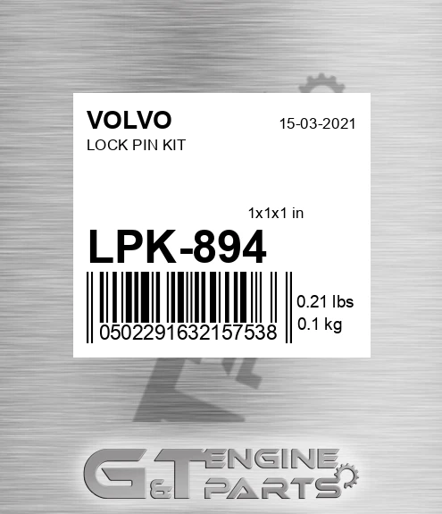 LPK-894 LOCK PIN KIT
