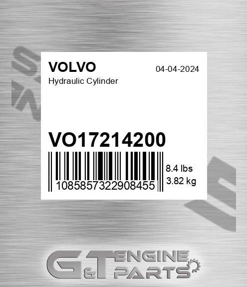 VO17214200 Hydraulic Cylinder