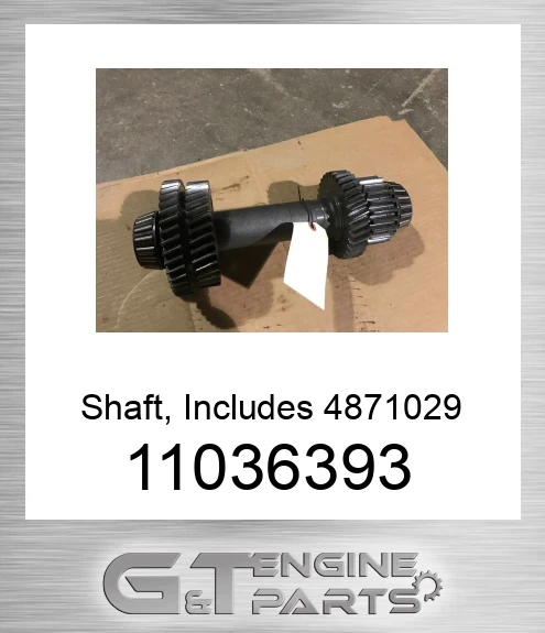 11036393 Shaft, Includes 4871029