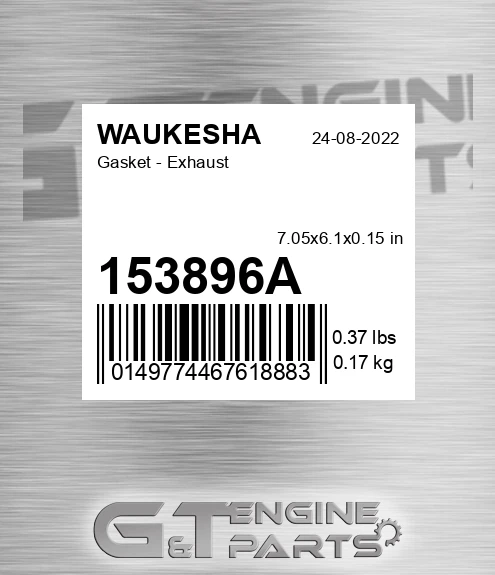 153896A Gasket - Exhaust