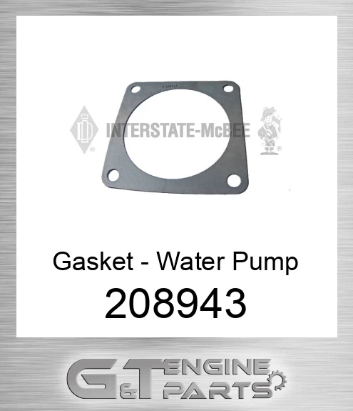208943 Gasket - Water Pump