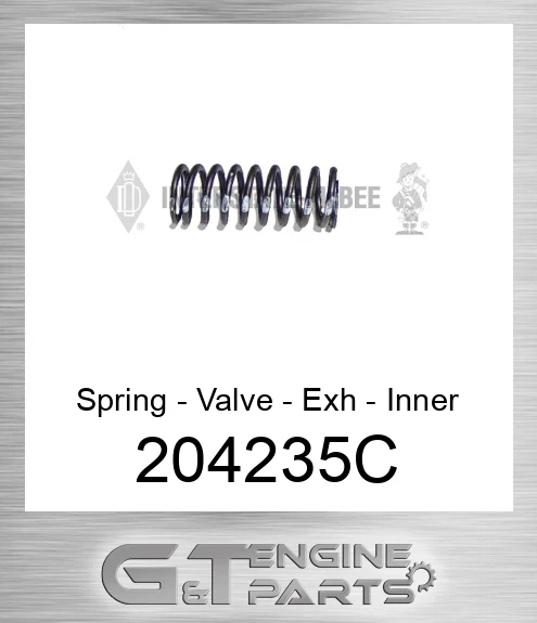 204235C Spring - Valve - Exh - Inner