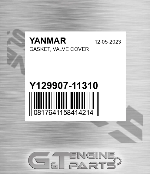 Y129907-11310 GASKET, VALVE COVER